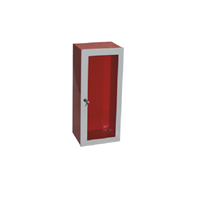 266/1 Caixa Metal p/ Extintor Porta Vidro